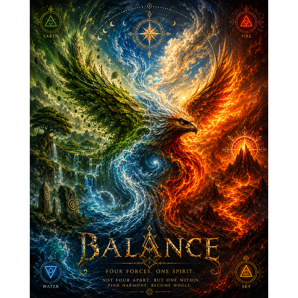 Muurposter - Balance