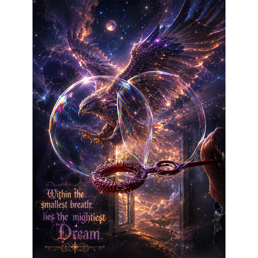 Muurposter - Dream within a breath