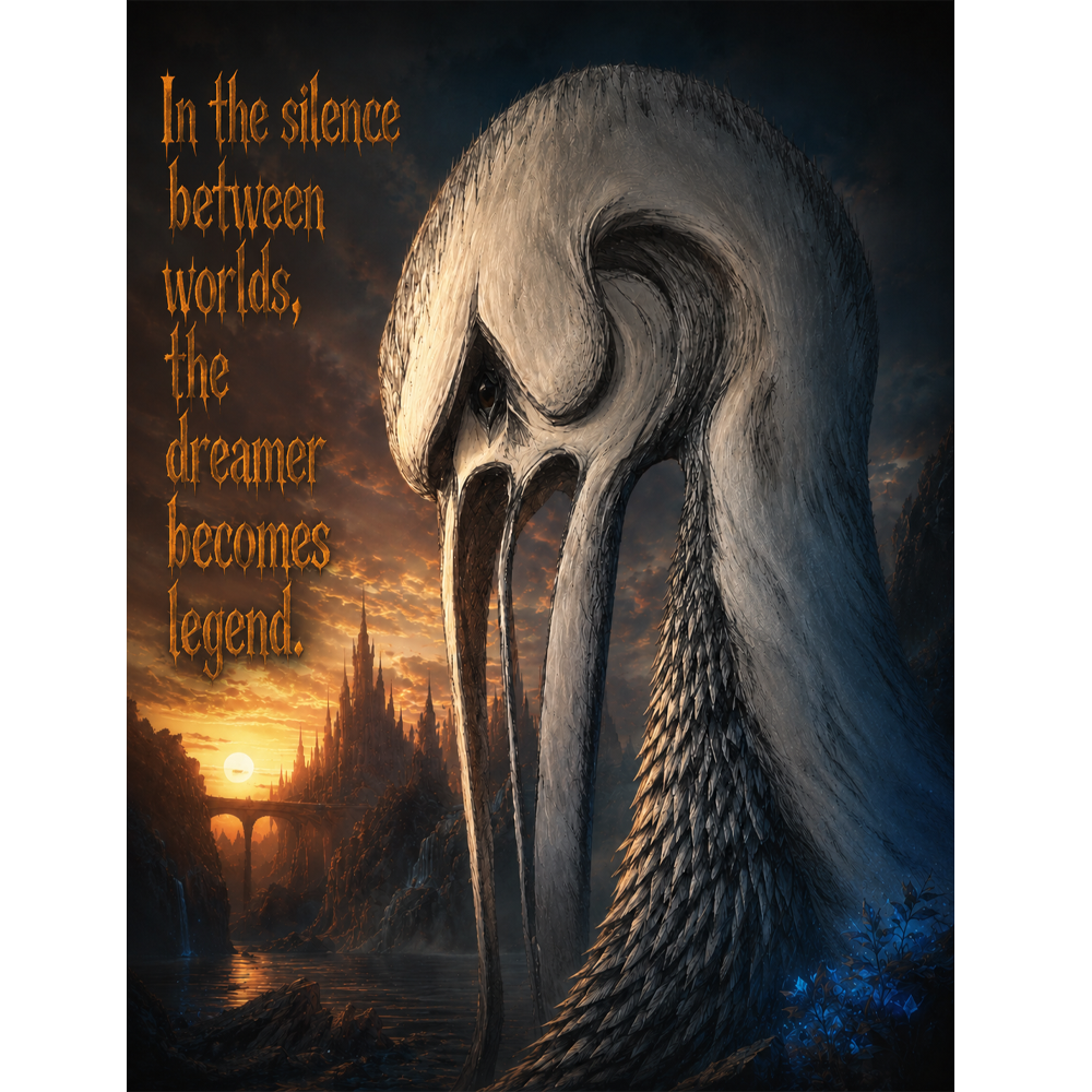 Muurposter - Dreamer becomes legend