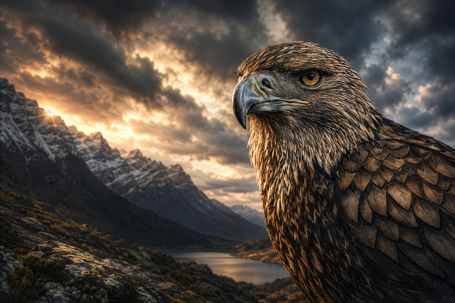 Stainless steel tumbler eagle