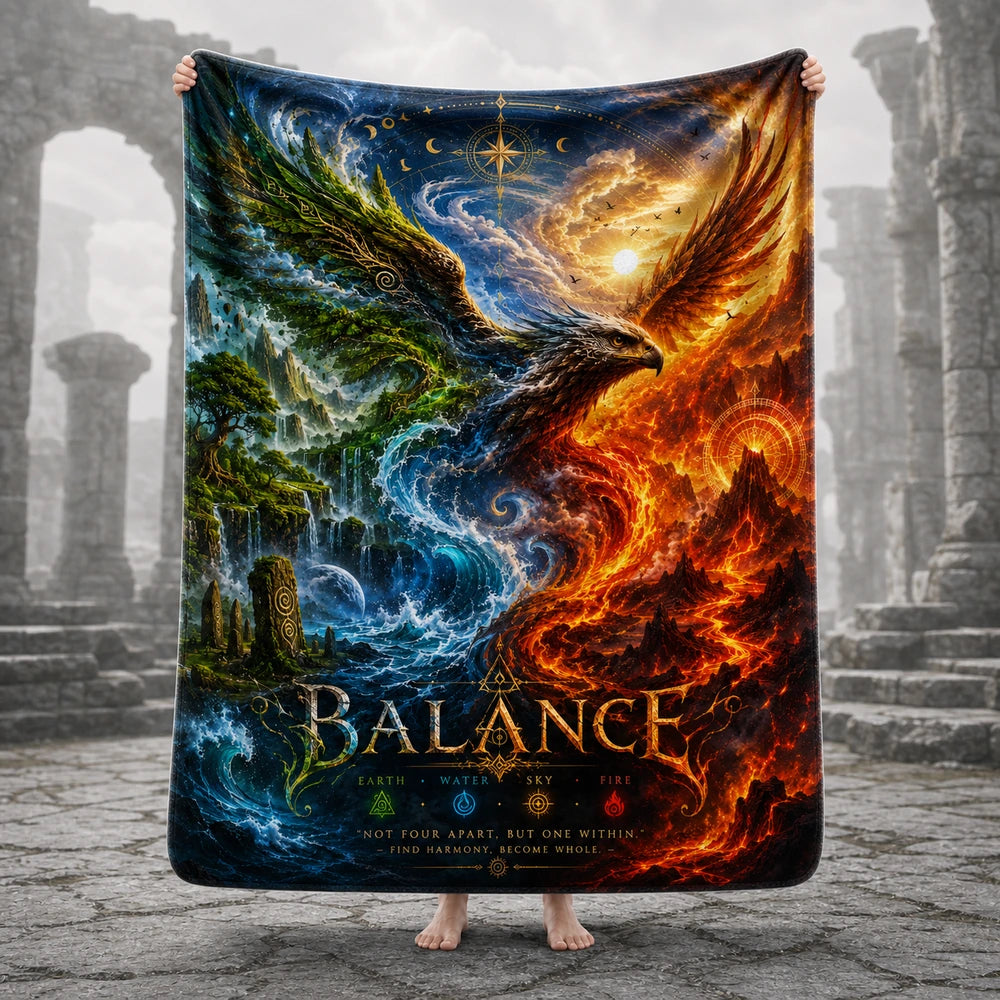 Elements Balance - zachte sherpa deken