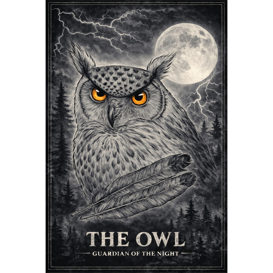 Muurposter - Guardian of the night