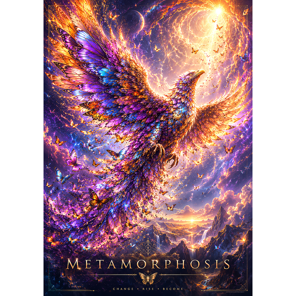 Muurposter - Metamorphosis