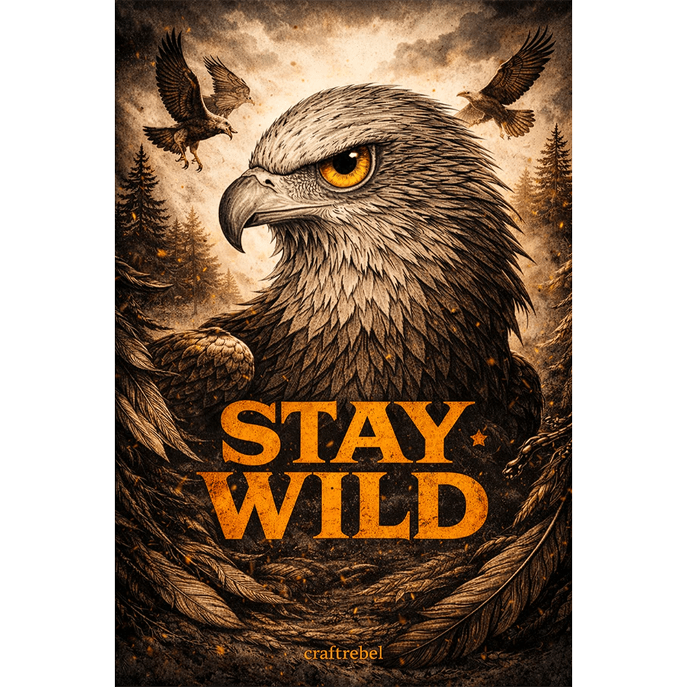 Muurposter - Stay Wild