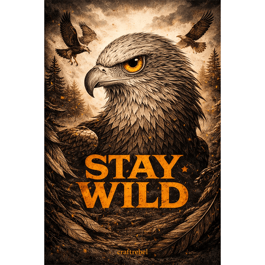 Muurposter - Stay Wild