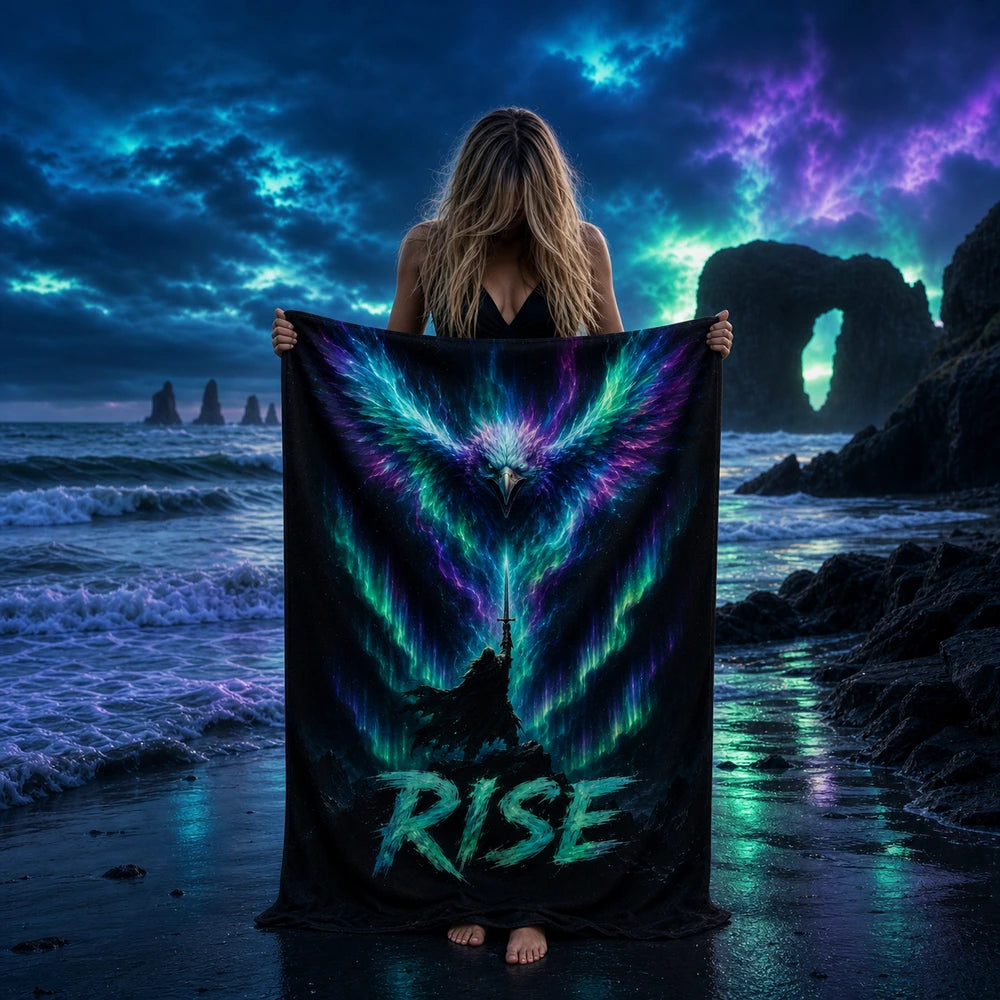 Rise Aurora - Fantasy strandlaken