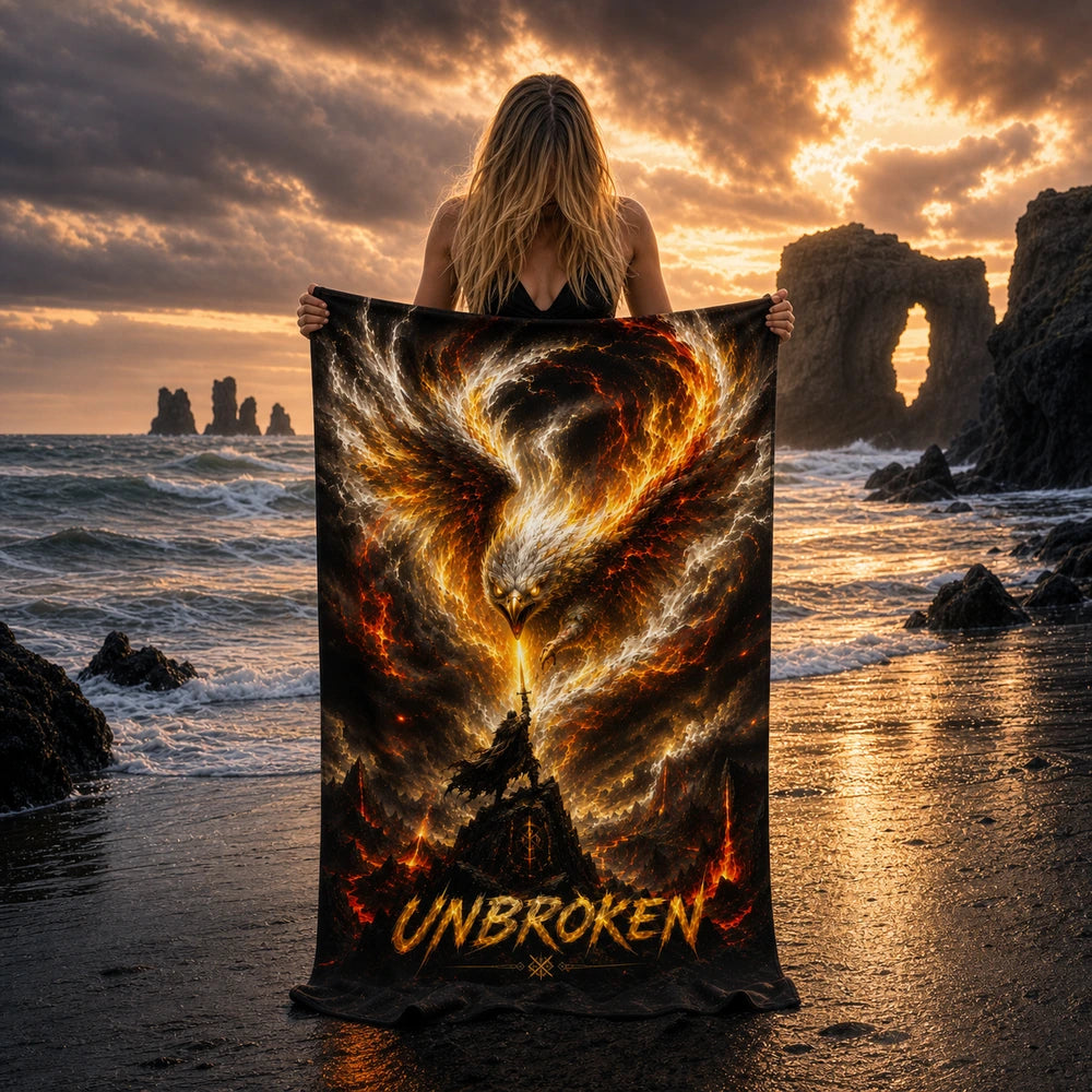 Unbroken - Fantasy strandlaken
