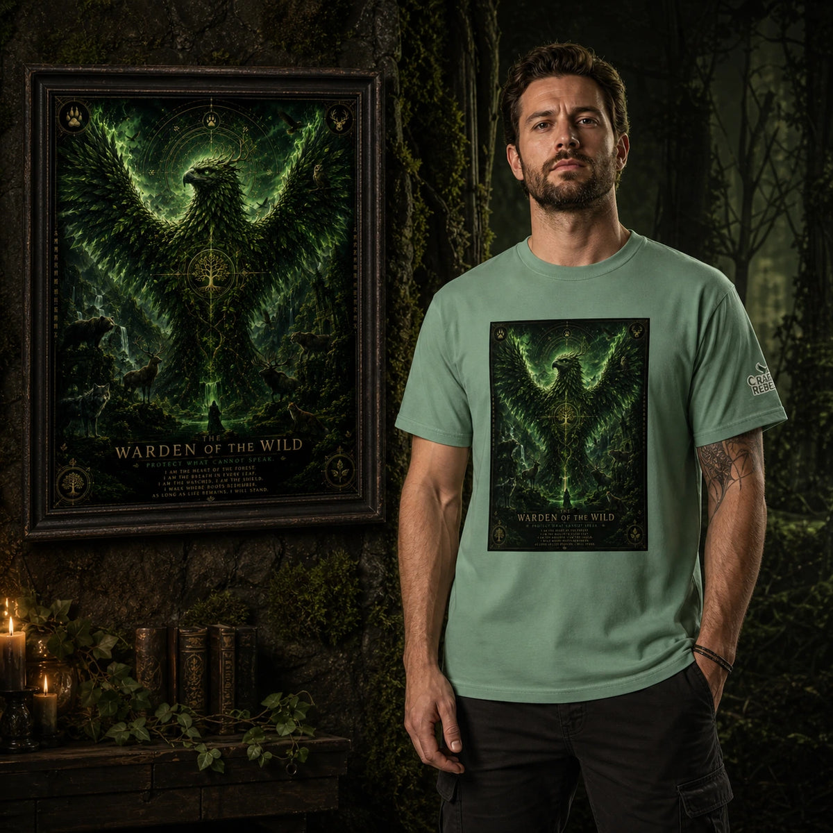 Warden of the Wild - Unisex Fantasy T-shirt