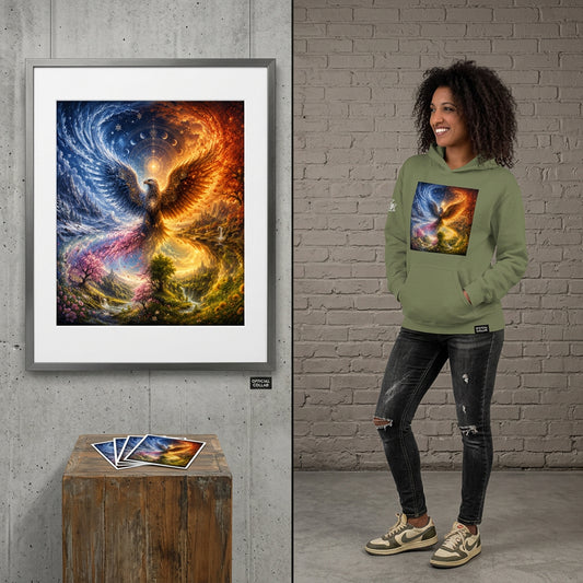 Uniseks hoodie - nature