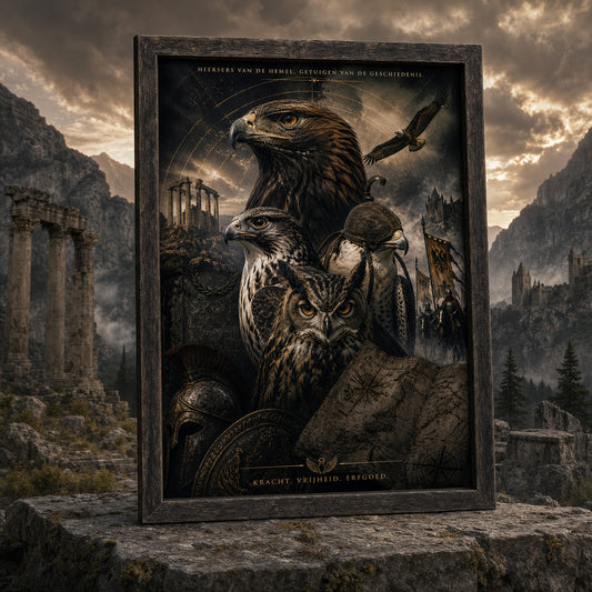 Muurposter A1 - birds of legacy