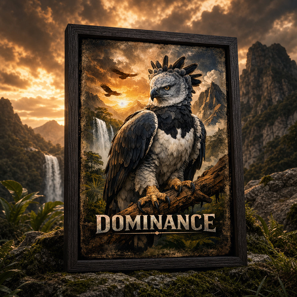 Muurposter met artistieke print - Dominance