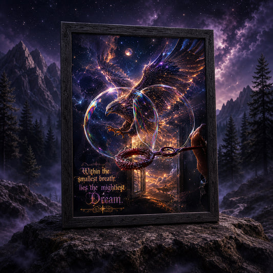 Muurposter A1 - dream within a breath