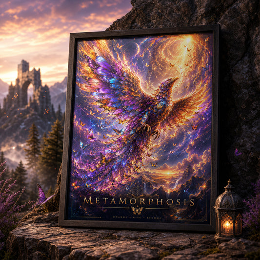 Muurposter A1 - metamorphosis