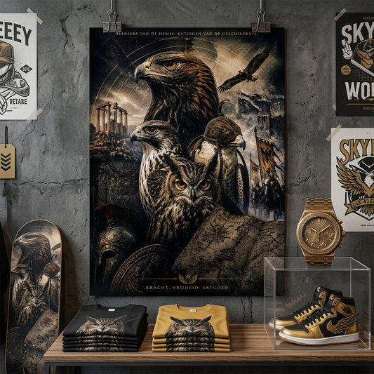 Muurposter A1 - birds of legacy