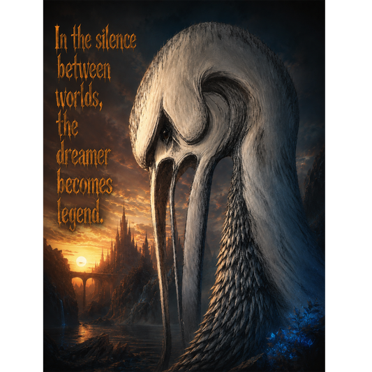 Muurposter - Dreamer becomes legend