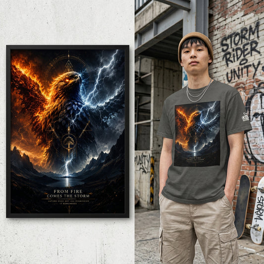 Unisex t-shirt - fire