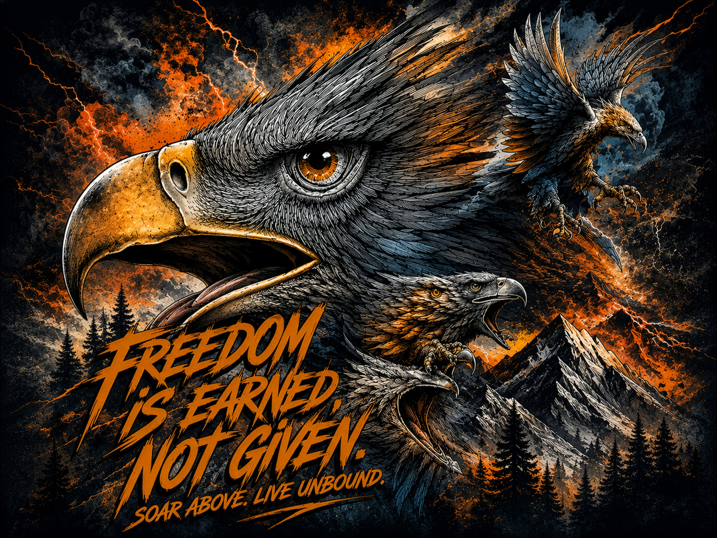 Stainless steel tumbler freedom