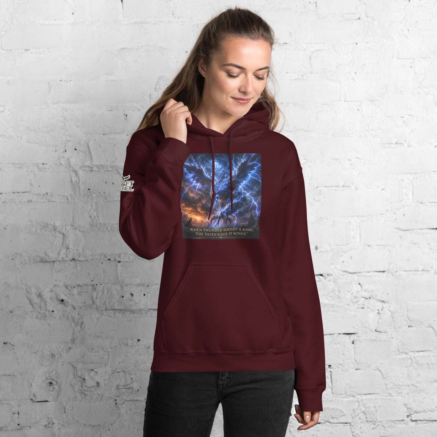Uniseks hoodie - thunder